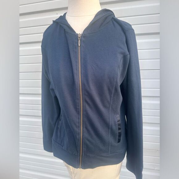 Cabi Women’s Full zip hooded blue jacket size M - Picture 1 of 11